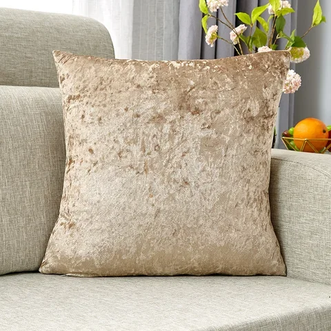 

Бархатная измельченная наволочка для гостиной, дивана 45x45 см, декоративная подушка в скандинавском стиле Kussenhoes Housse, очень мягкая подушка
