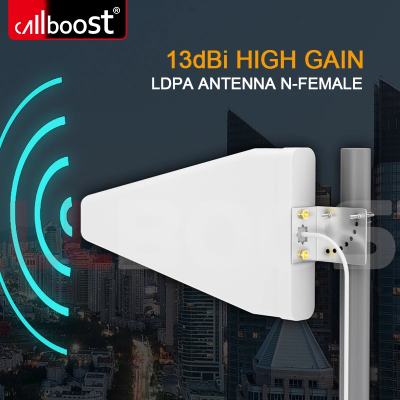 2 3 4G Outdoor Directional N-Female 10 11dBi Outside LPDA Antenna Omni External Antenna for Mobile Phone Signal Booster Repeater