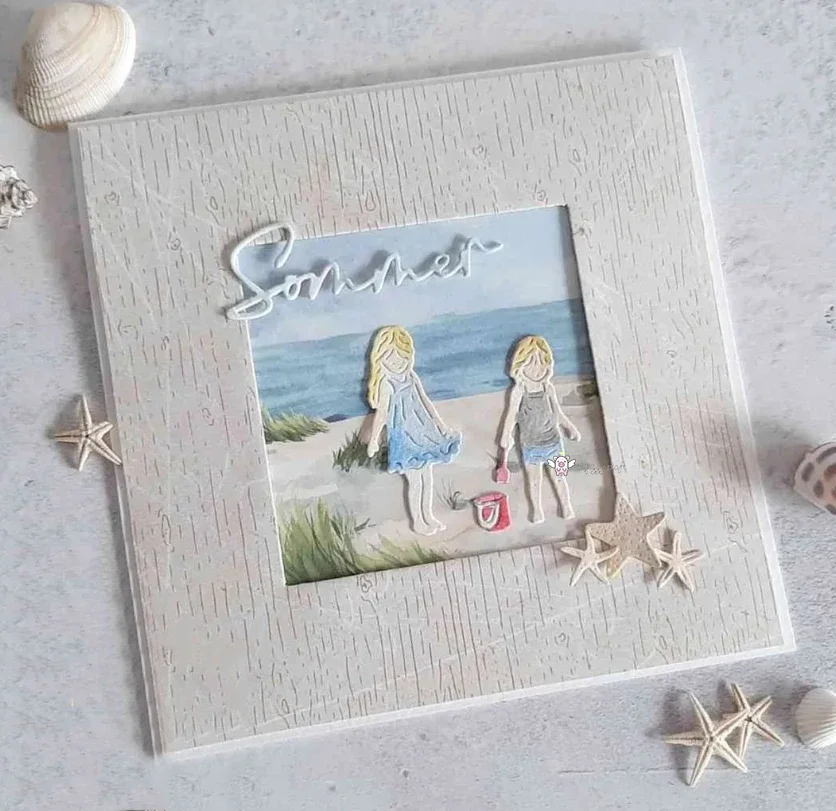 Mmao Craft Metall-Stanzformen, Stanzformen für Weihnachtsmädchen, Scrapbook-Papier, Bastelmesser, Schablonen, Stanzschablonen – Detail 5