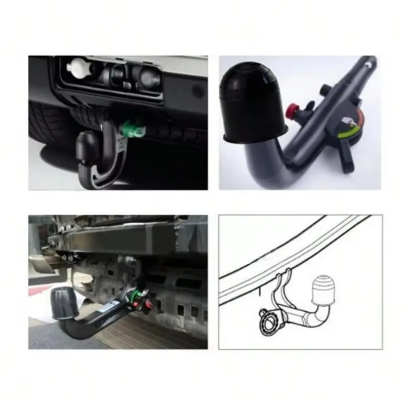Tow Bar Ball Cover 50MM Universal Hitch Trailer Towball Protect Car Accessories
