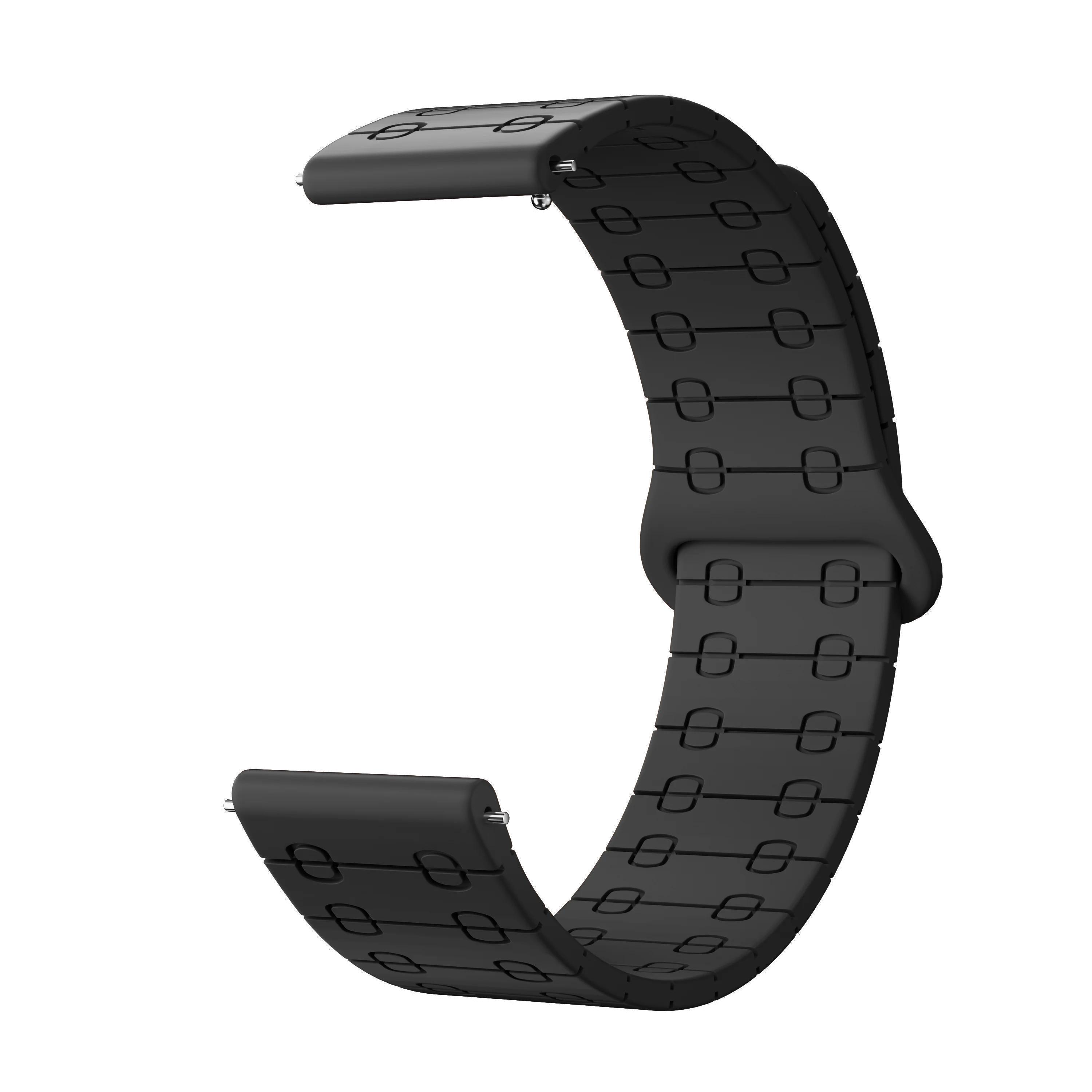 Magnetic Silicone Strap – 22mm Adjustable Wristband Bracelet