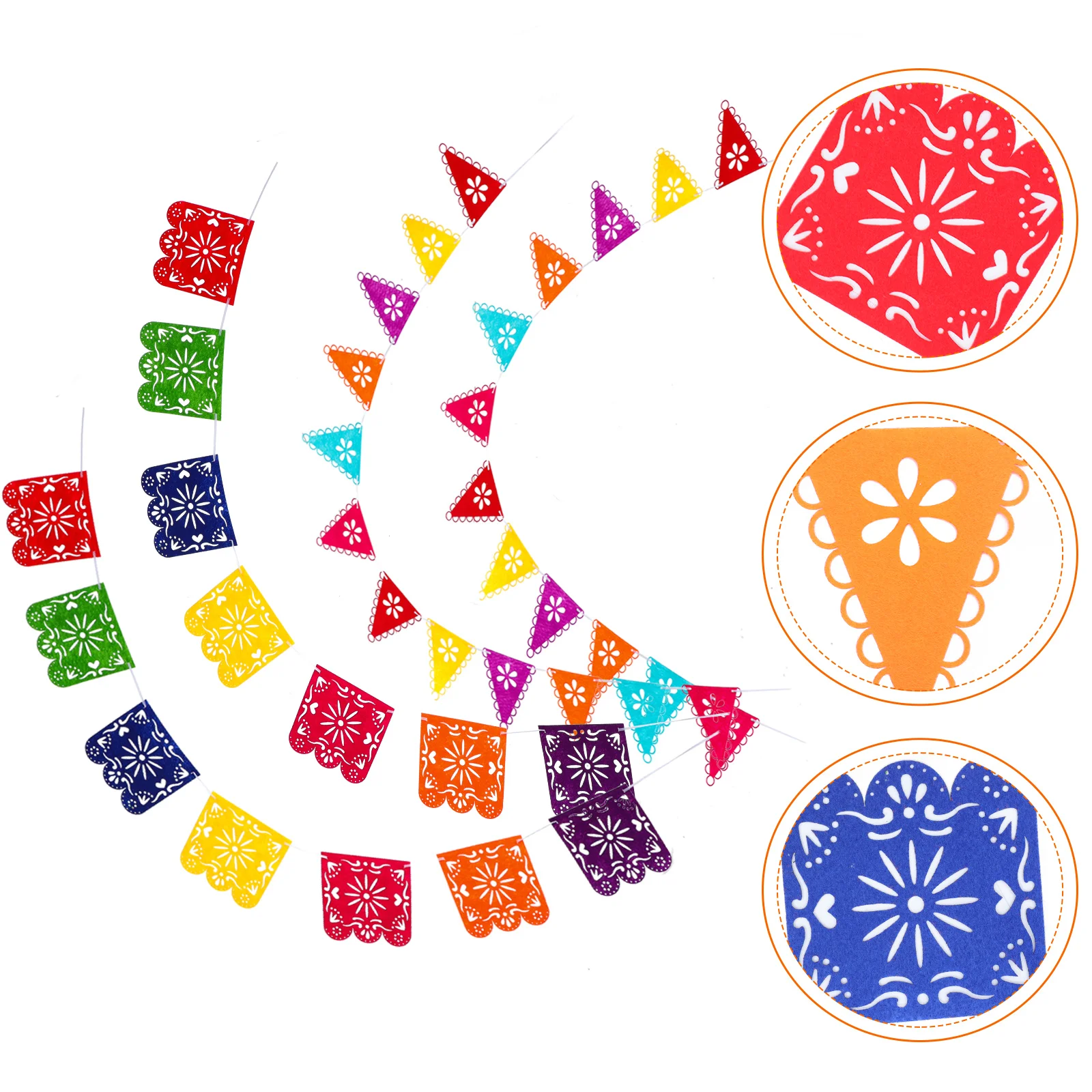 

Birthday Party Supplies Cino De Mayo Fiesta Bunting Mexican Party Decorations Festival Decors Mexican Fiesta Hanging Flags