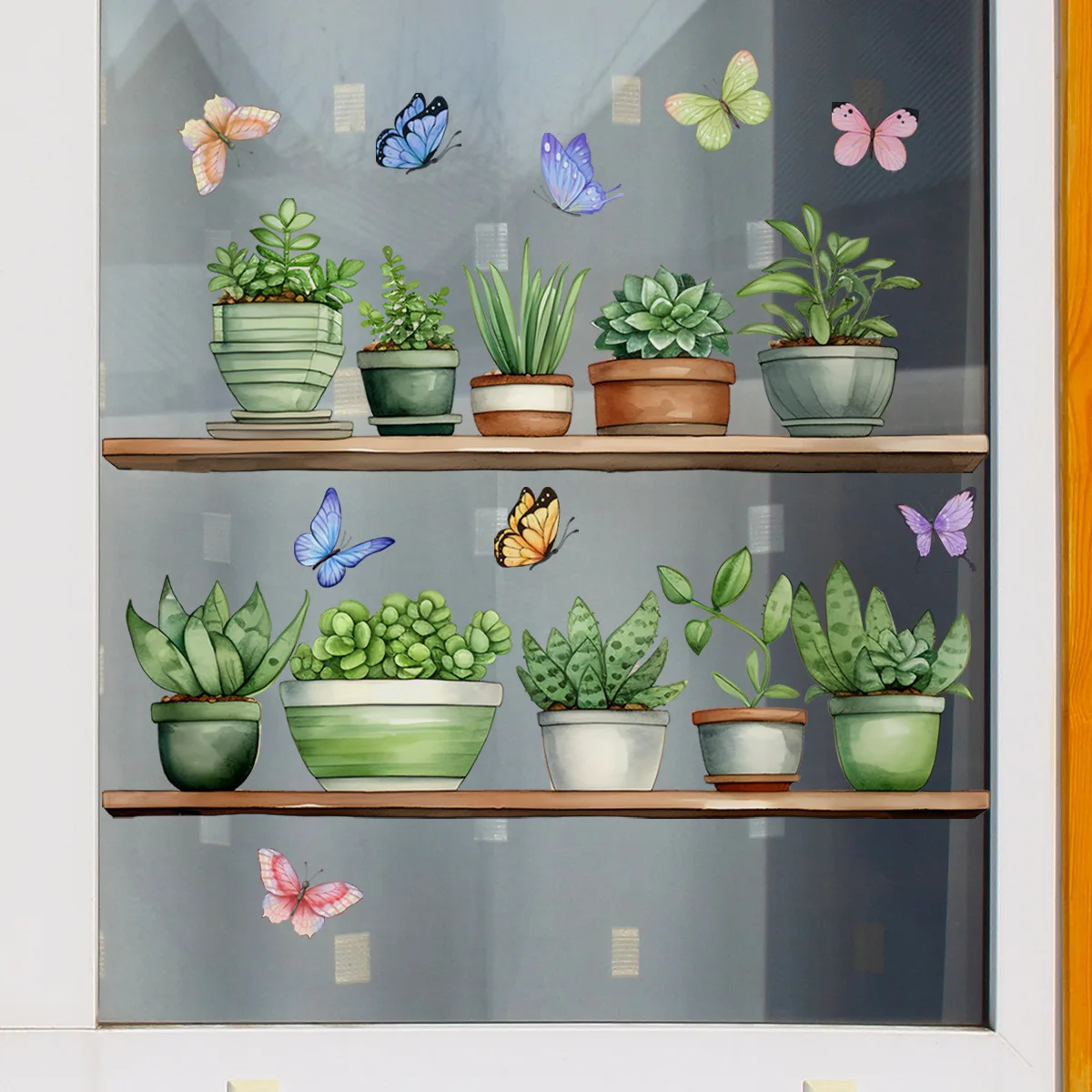Window Stickers Wall Stickers for Home Display Windows Glass Self-adhesive Electrostatic