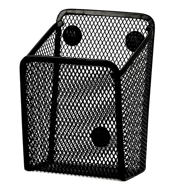 Mágneses Ceruzatartó Erős Fémháló Toll Csésze Hordozható Nagy Kapacitás Marker Tároló Kosár Multifunkcionális Ceruza - Image 2