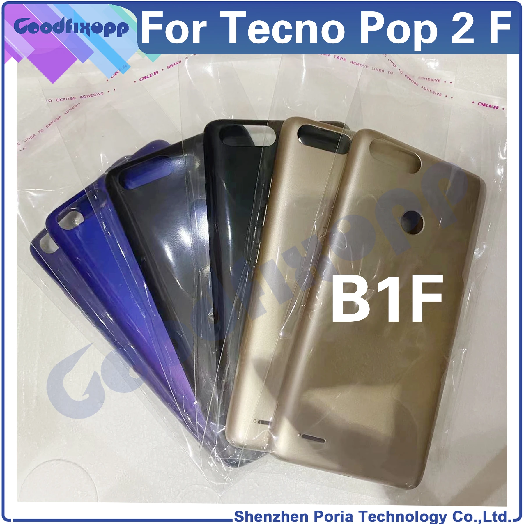 

For Tecno POP 2F B1F Back Cover Door Housing Case Rear Cover For POP2F 2 F Battery Cover Replacement