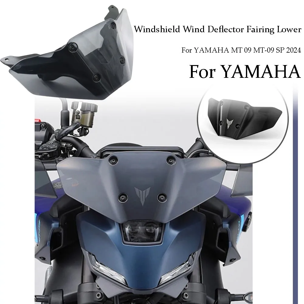 

Motorcycle Accessories Windshield Front Windshield Wind Deflector Fairing Lower For YAMAHA MT 09 MT-09 SP 2024
