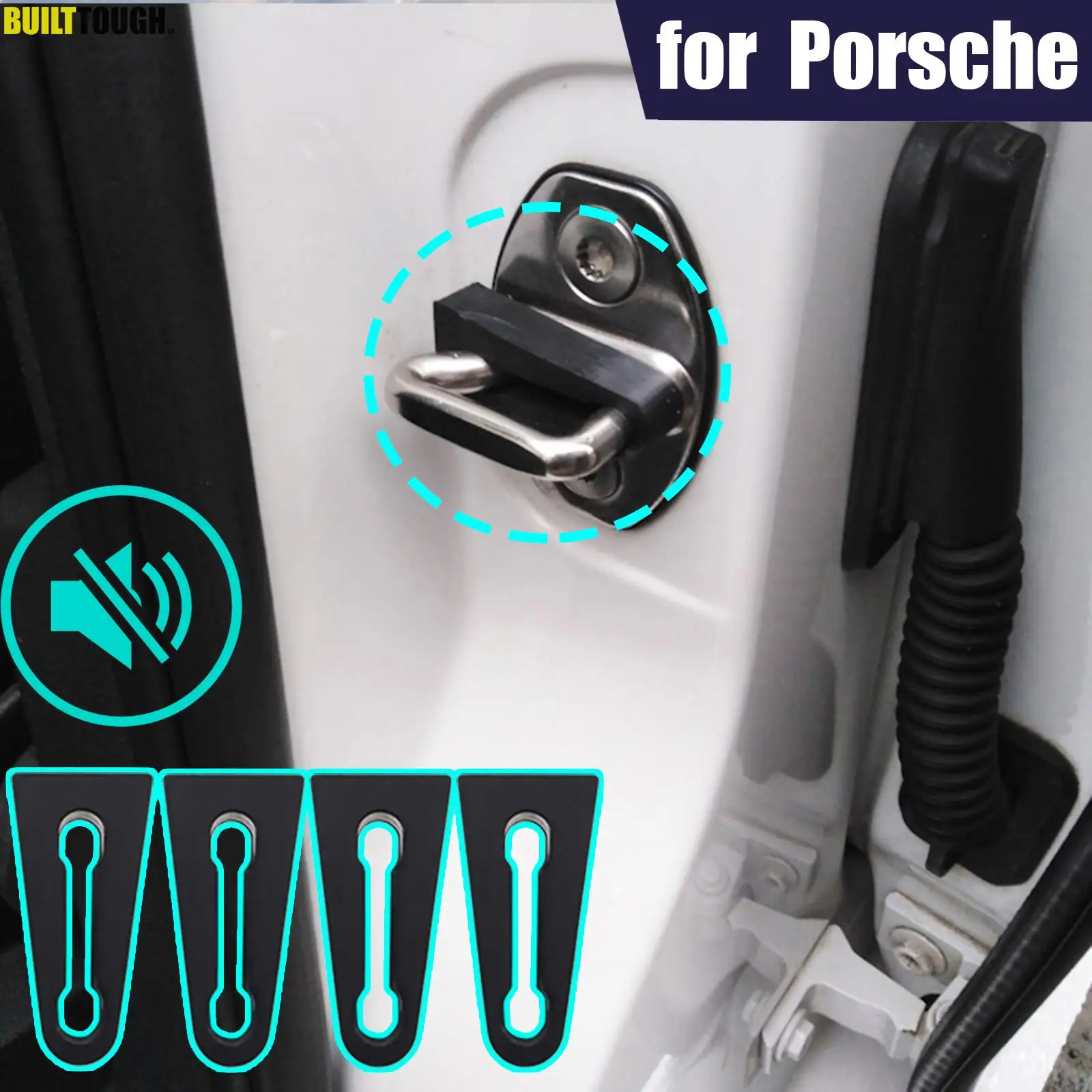 Serranda Tampone Serratura Per Porsche Macan Cayman Cayenne Boxster 981 987 Isolamento Insonorizzato Non Udenti Creaking Stopper Deadener