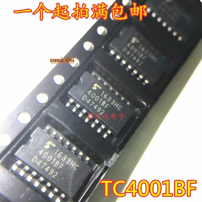 

10pieces Original stock TC4001BF 4001BF SOP-14 5.2MM CMOS