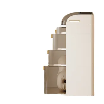 ตู้เก็บของในครัวแบบแคบ 18 ซม. สำหรับเก็บแซนวิช ชั้นวางของหลายชั้นสำหรับช่องว่างในครัว 1