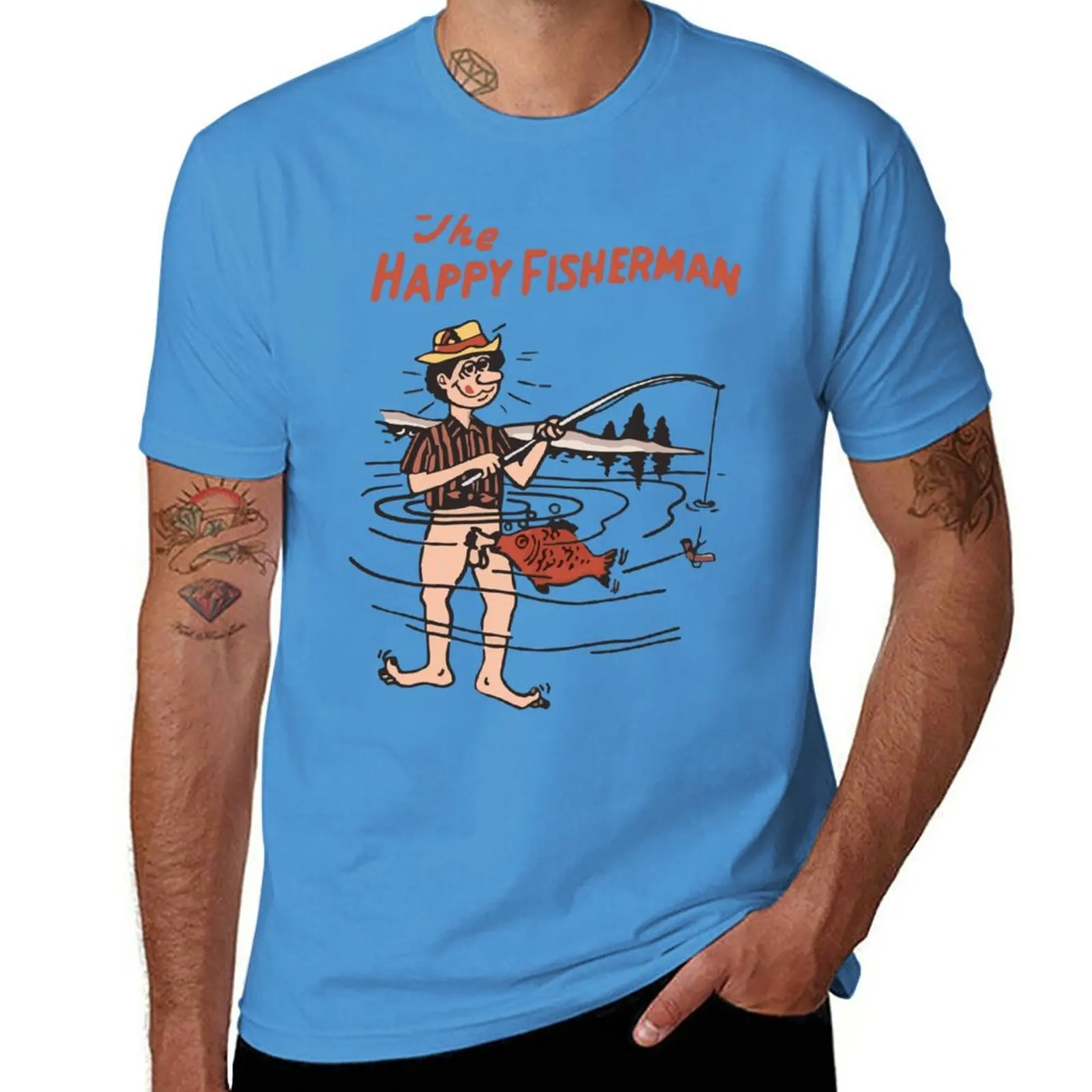 Maglietta Uomo Donna Sampei - Grande Pescatore Sampei - Maglia Sampei