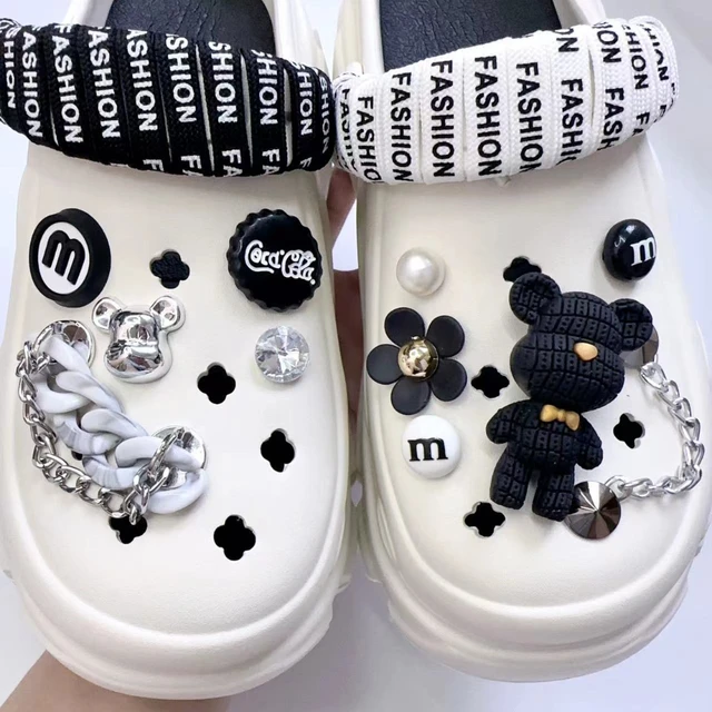 lv shoe charms for crocs