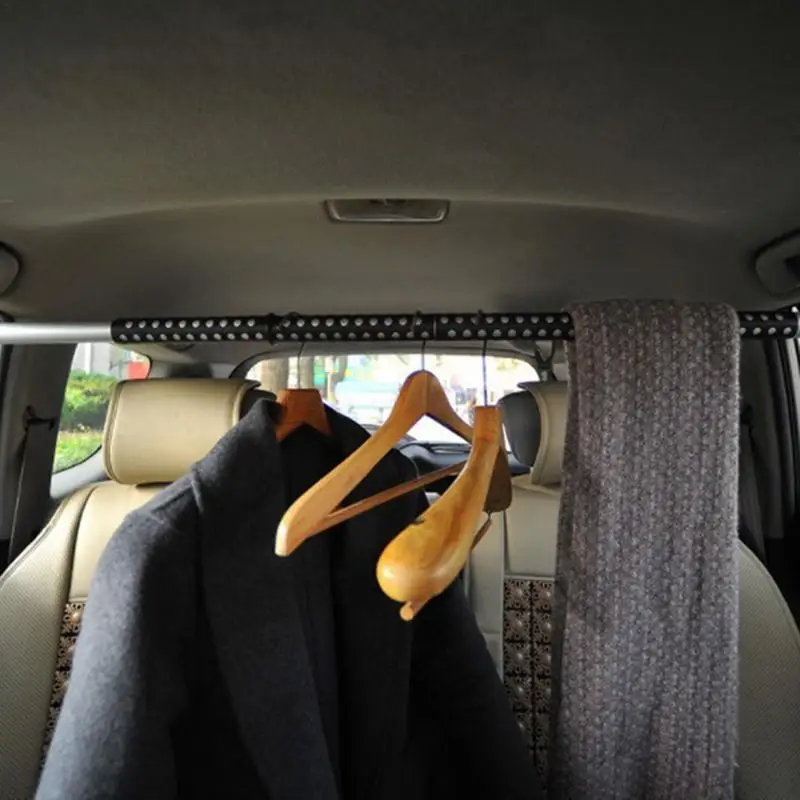 Car Clothes Rack Expandable Clothing Rack Clothing Organizer Storage Suit Rod For Car SUV Truck