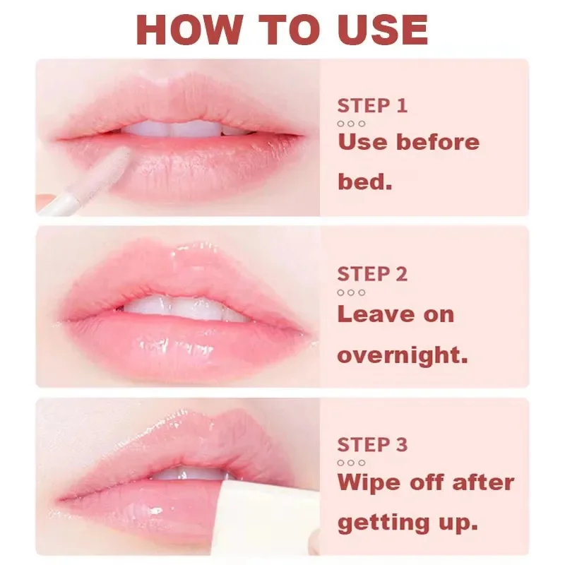 Lip Balm For Remove Dark Lip Melanin Dead Skin Removal Lighten Lip Lines Exfoliate Whitening Moisturizing Nourishing Serum 8.5g 6