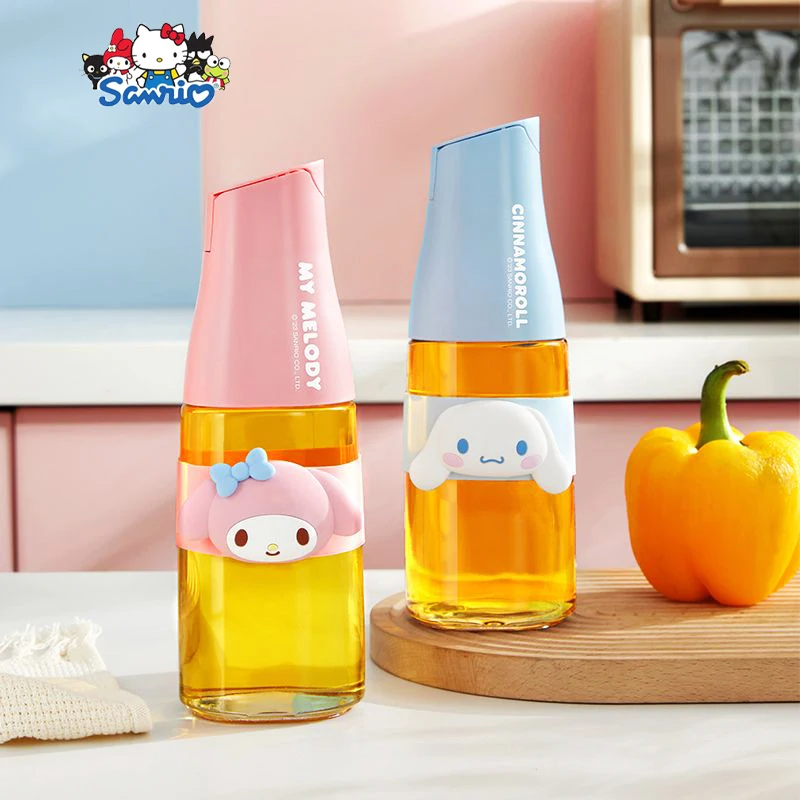 

Стеклянный чайник для масла Hello Kitty Sanrio кавайный Коричный милый мультяшный герметичный контейнер для масла бутылка для приправ игрушки подарки для девочек