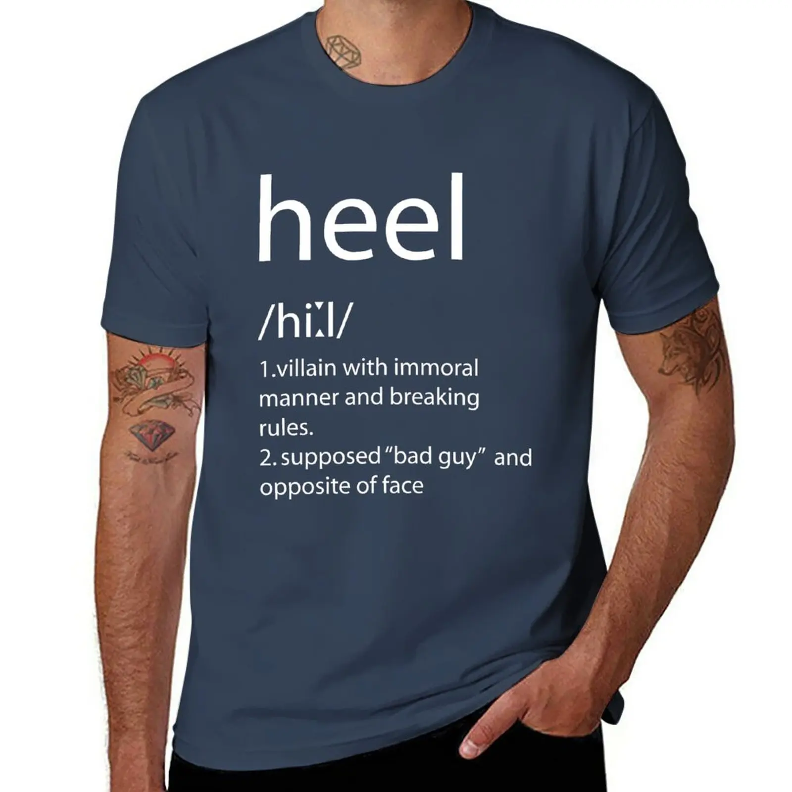 

New Heel definition T-Shirt T-shirt for a boy tops mens white t shirts