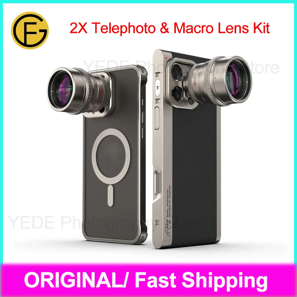 iPhoneアクセサリー iPhone Fotorgear Retro Photography Kit iPhone 15 & 16 - Retro Photography Kits – Fotorgear