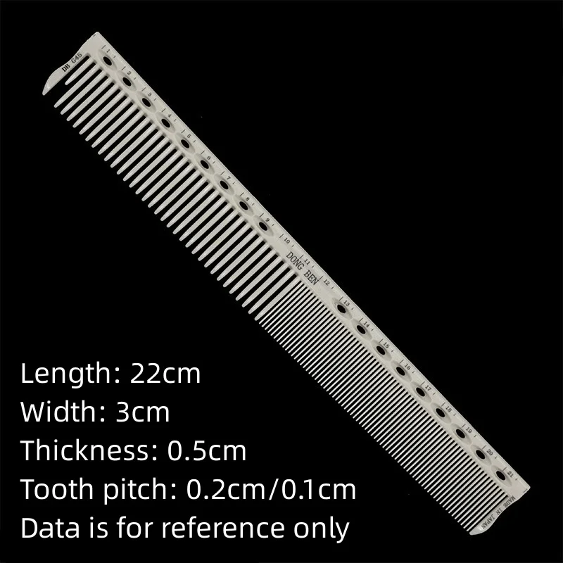 1Pc Hairdressing Comb Hair Cutting Comb Natural Resin Double Sided Scale Barber Shop Hair Salon Professional Styling Tool Y0416 4