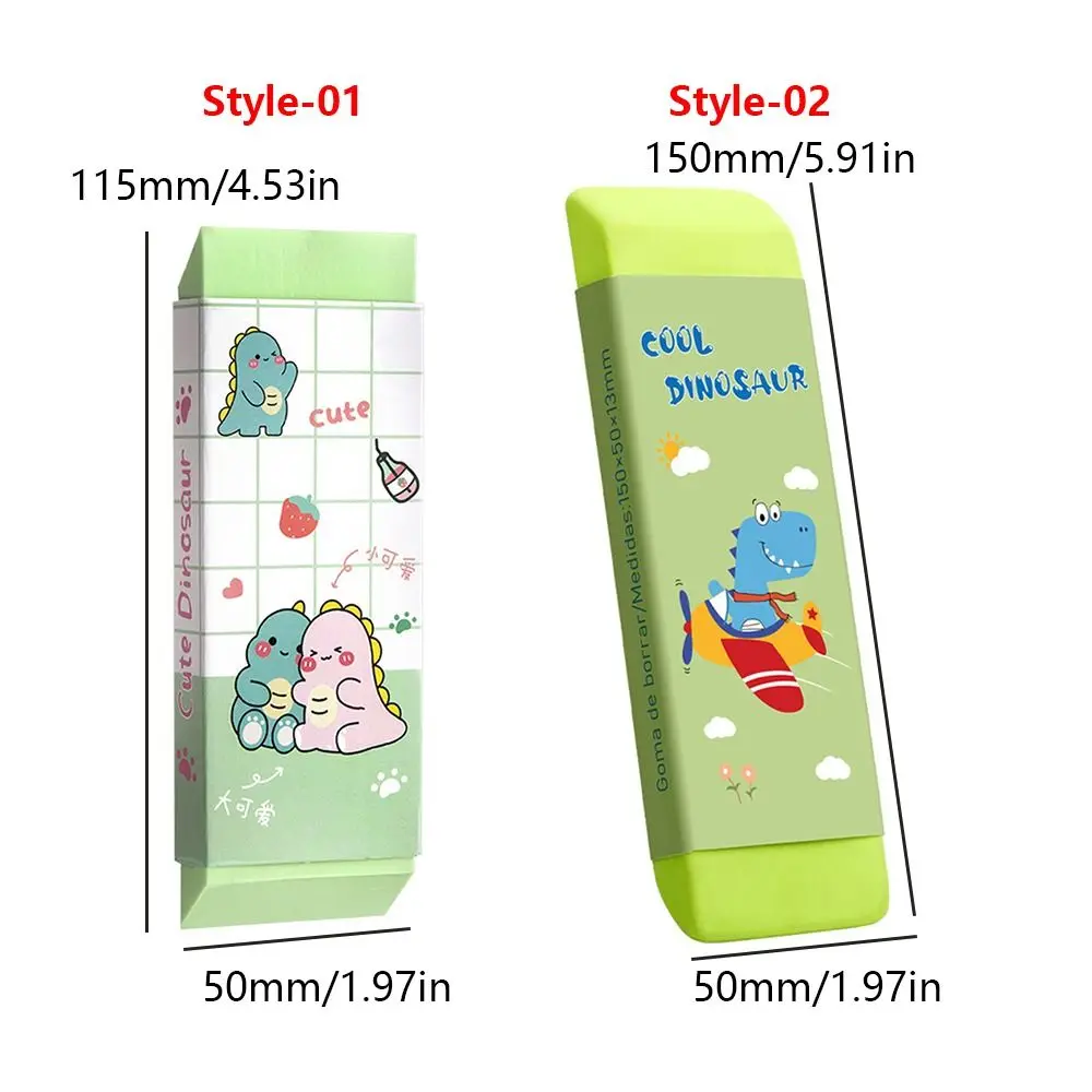 Cartoon Huge Eraser Super Large Block Pencil Eraser Without Leaving Marks Astronauts/Dinosaur Student Art Painting Rubber Eraser 6