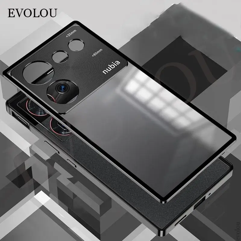 Shockproof Aluminium Alloy Phone Case with Tempered Glass Back
