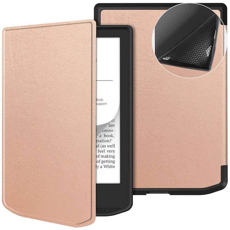 Slim  6 eBook Flip Cover with Soft TPU Back