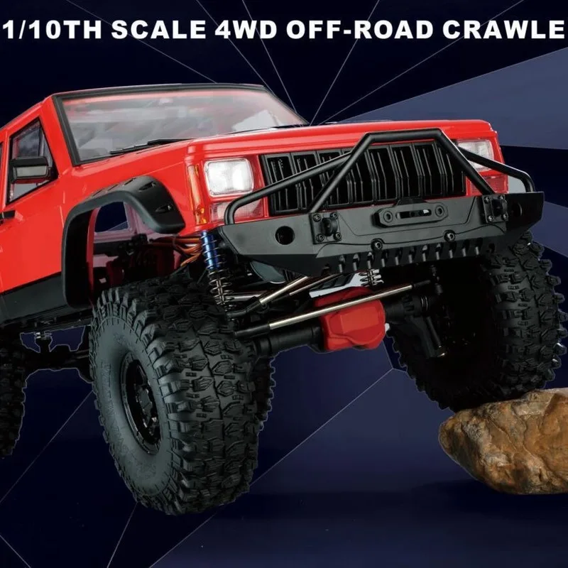 Remote Control Off-Road 1:10 Simulation Cherokee Climbing Car Four-Wheel Drive Off-Road Climbing Toy Electric Model Toy Gifts 3
