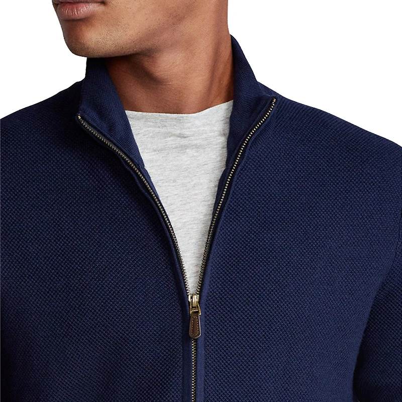 New Fashion Solid Color Sweater For Mens Cardigan Slim Fit Knitred 100%Cotton Autumn Winter Casual Men Clothes 8503 3