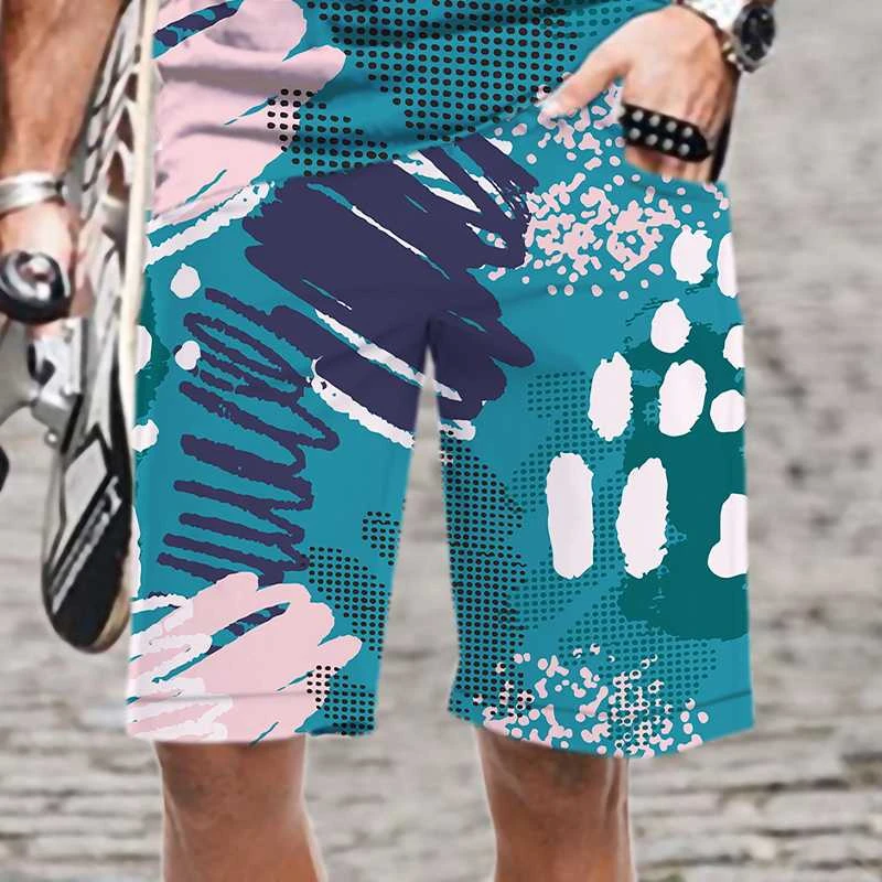 

Casual Fashion Mens Shorts Hawaii Vacation Swimsuit For Men Board Shorts 3D Floral Print Short Pants Ropa De Hombre Beach Shorts