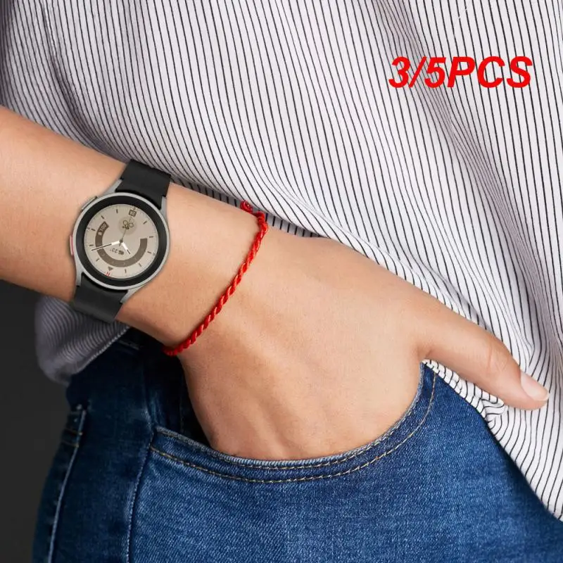 

Ремешок силиконовый для Galaxy Watch 5 5 45 мм 40 мм 44 мм, спортивный браслет для наручных часов Galaxy, 3/5 шт.