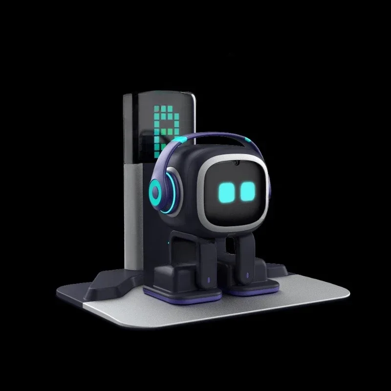 Vector Emo Pet Desktop Pet Emo Robot Intelligent Emotion Machine Emo Second  Generation EMO Go Home Robot/Battery Charger