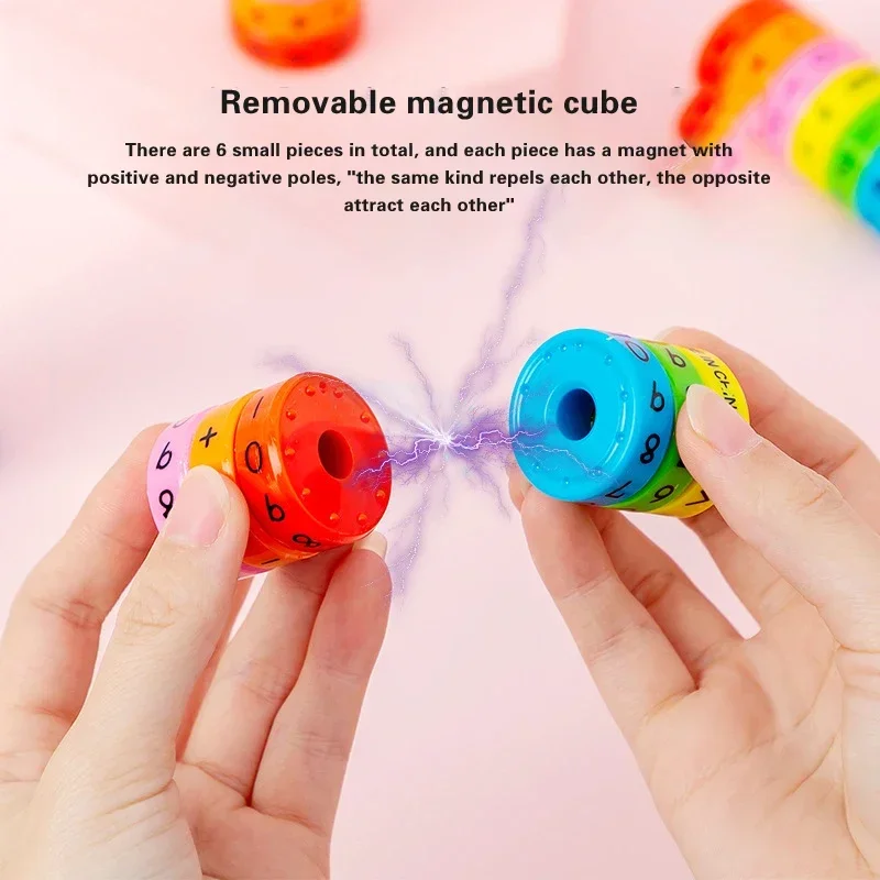 Magnetic Mathematics Digital Learning Educational Toys Magic Intelligence Arithmetic Maths Puzzle Cube For Kids Gift 4