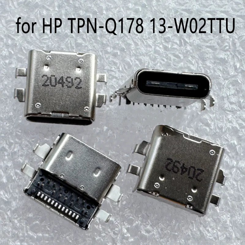 2PC Typ c 24P Buchse USB C für Dell Asus Samsung ACER HP TPN-Q178 13-W02TTU Laptop Power Lade Port Typ-C Schwanz Stecker Verbinden