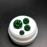 Brilliant Natural AAAAA+ Emerald 10.0mm 6.50Carat Round Cut Gemstones Sri-Lanka VVS Gem 1
