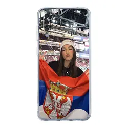 Serbia Flag Themed Phone Case - Samsung A40 (B9)