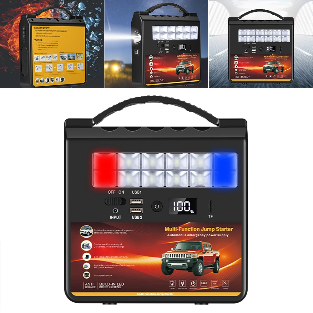 noco boost plus gb40 Car Jump Starter 20000 mAh Portable Power Bank with Bluetooth-Compatible Speaker Emergency Flashlight Car Emergency Battery battery jump starter
