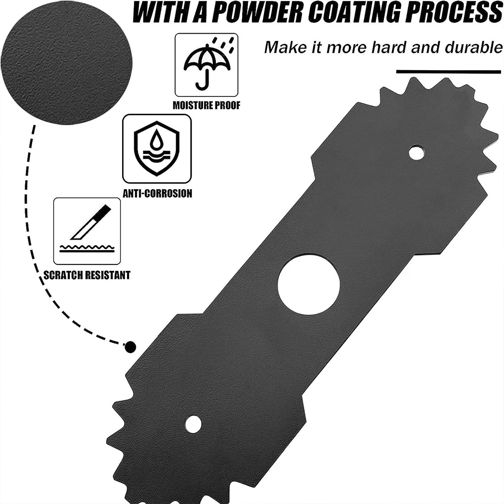 2-Pack Edge Grinder Blades - Replacement For Ryobi Edger & Homelite Trimmers