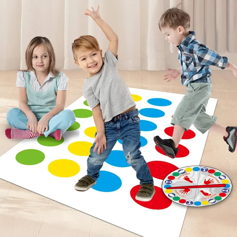Family Party Twister Body Twisting Toy Parent-child Interaction Family Company Gathering Multiplayer Game Balance Blanket 6