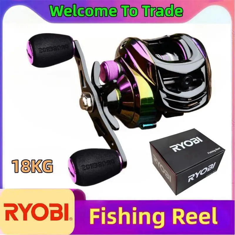 

RYOBI A Brand New Colorful Metal Fishing Reel with A Maximum Resistance of 25kg and A 7:2:1 Magnetic Brake System