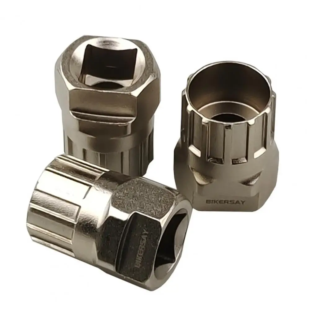 

Hard Practical Cassette Cog Remover Freewheel Socket Nickel Plated Repair