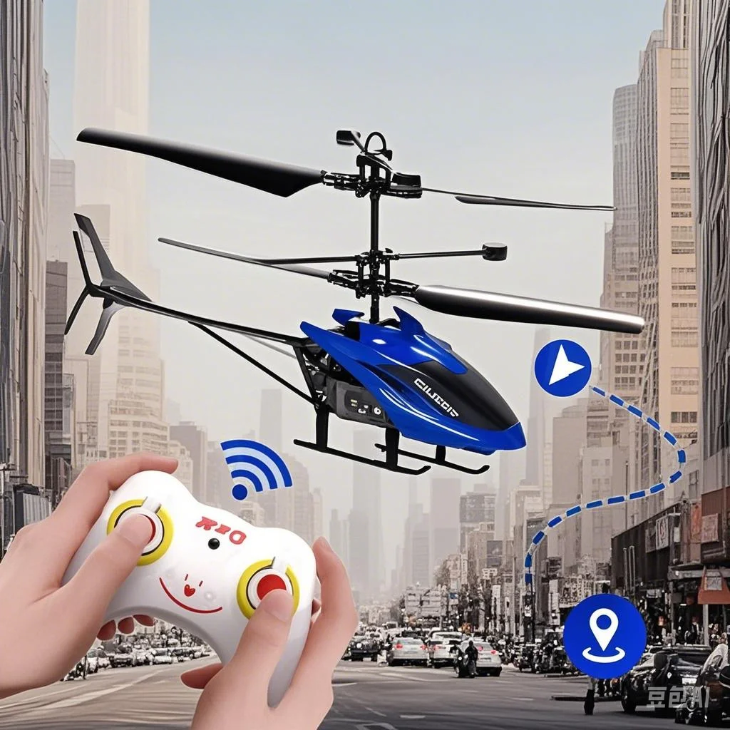New Rechargeable Mini RC Drone Remote Safe Fall-resistant RC Helicopters Drone Induction Hovering Children Toys Helicopter Kids