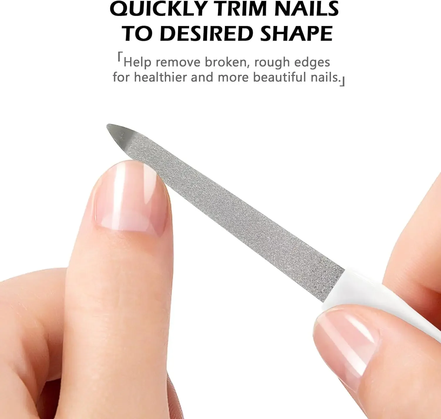 Double DIY Nail Art Professional 3PCS Nail File Metal Nail File Sided High Quality Nail File Manicure Pedicure Beauty Tools