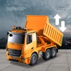 1/20 Large RC Car Double E E525 Benz Remote Control Dump Truck  Transporter Engineering Vehicle Smiulation Sound and Light Toys 3