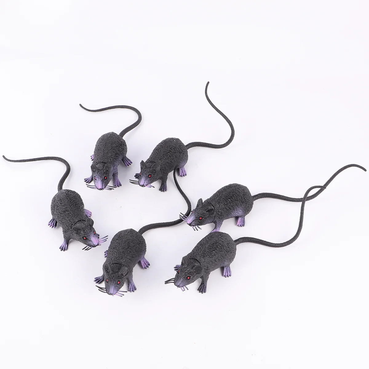 

Tricky Toy Realistic Rats Fake Rubber Mice Fake Plastic Rat Prank Toy Fake Poop Squeezable Rats