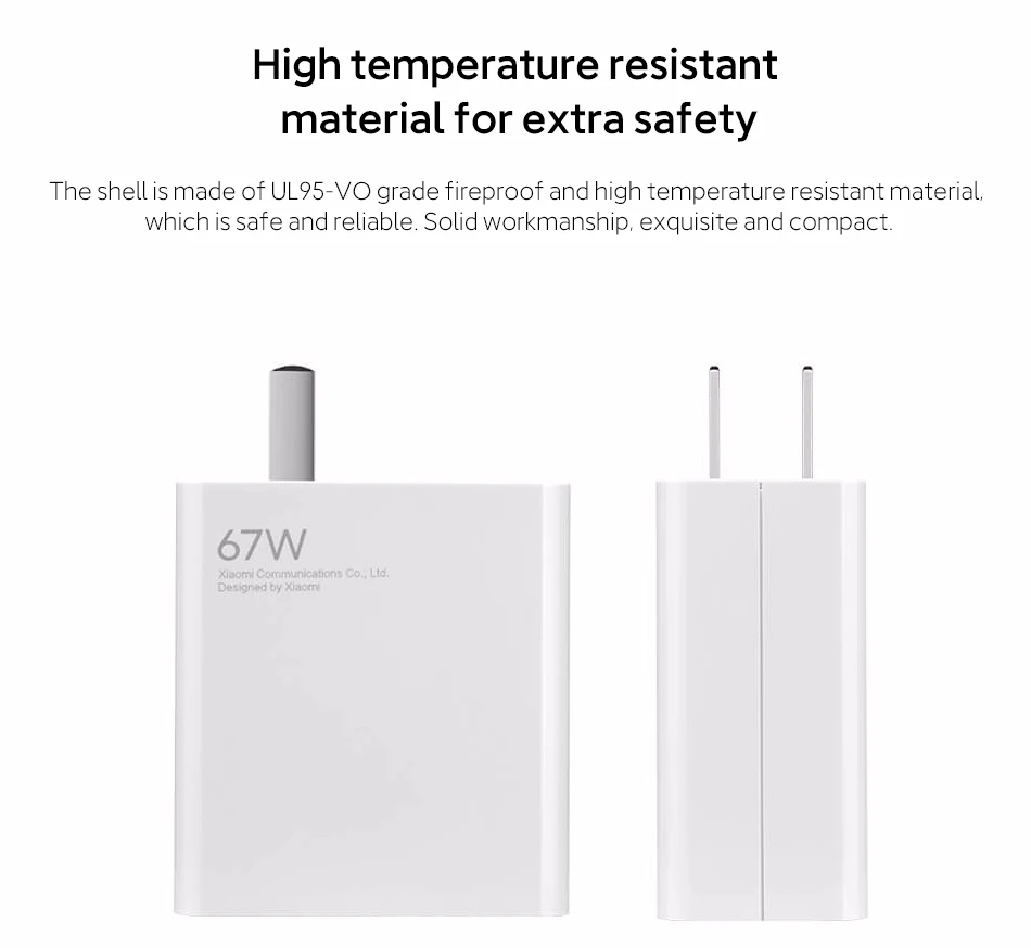 Power Adapter Power Charger Xiaomi 67W Charger Set 1m USB Type-C Cable Quick Charge Fast Stable Compatible Xiaomi Pad 5 Pro