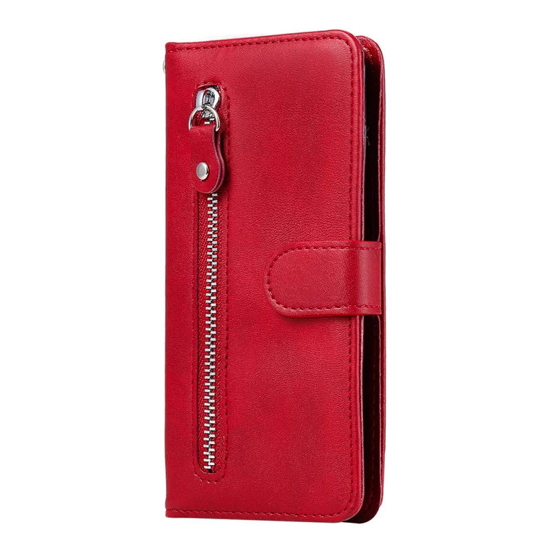 Premium Flip Magnetic Leather Wallet Phone Case with Card Slot Holder