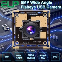 ELP 5MP HD Wide Angle USB Camera Module With 170degree Fisheye Lens CMOS OV5640  Mini Webcam For ATM, Kiosk,Vending Machines 2