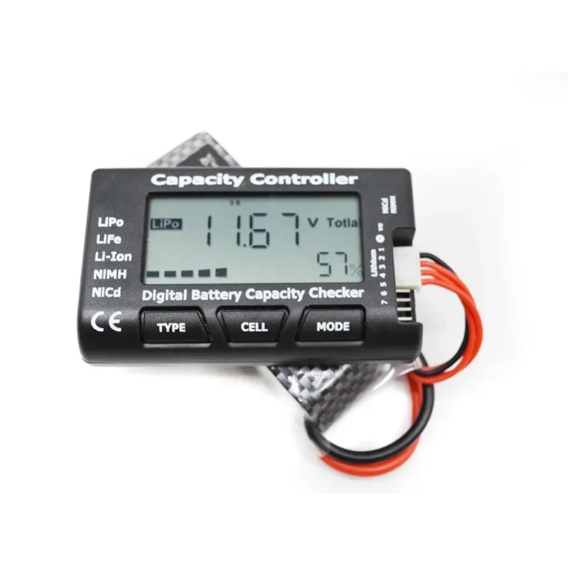 Testeur de capacité batterie RC numérique 2.1" - Vérificateur LiPo NiMH