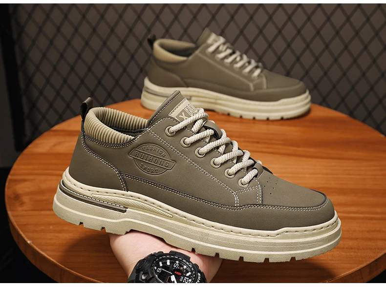 Herren schuhe Casual Sportschuhe vier Jahreszeiten weiche Sohlen bequeme Outdoor-Arbeits kleidung Schuhe Sicherheits schuhe Mode Jugend Socken Schuhe – Detail 16