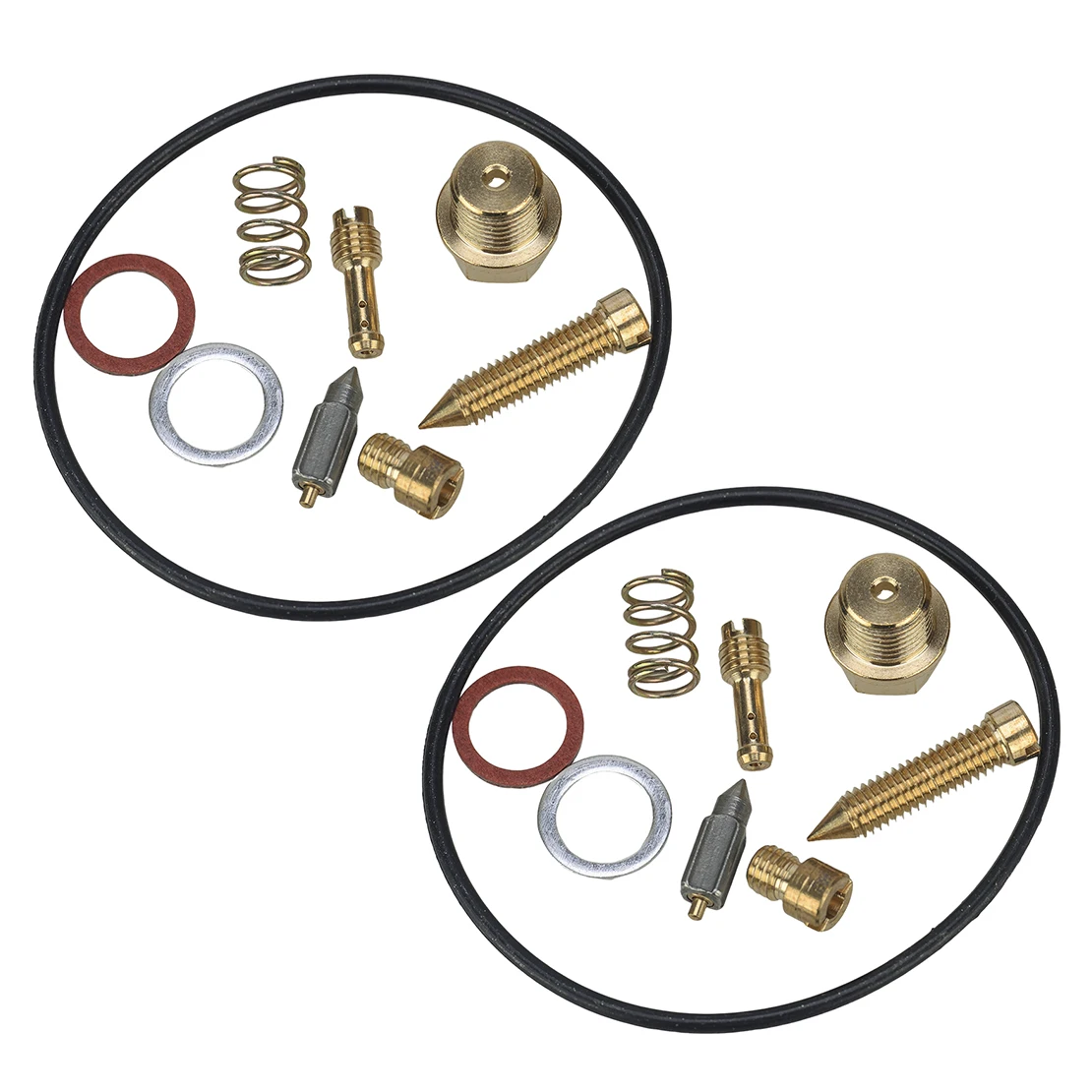 

2 Sets Motorcycle Carburetor Rebuild Kit Fit For Yamaha Phazer PZ480 SE480 SS480 Mountain Lite Venture GT480 TR480 XL480