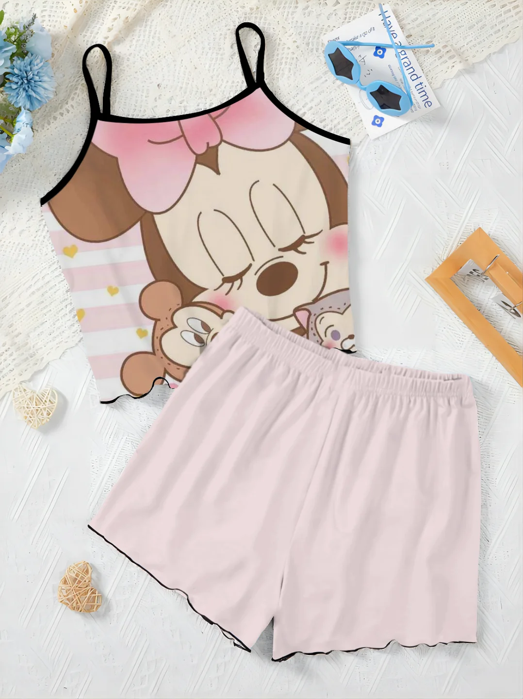 Minnie Mouse Short Mickey Femme Disney Pyjama Femme Pyjama Mickey