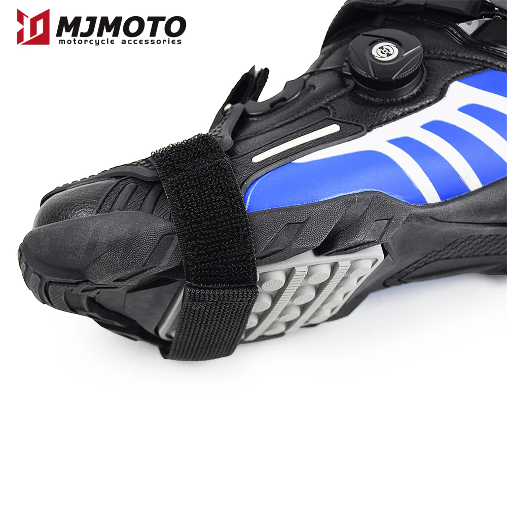 Motorcycle Shoe Cover Guards Motorcycle Gear Shift Pad Adjustable Durable Boot Protector Anti-skid Gear Shifter Elastic Band motorcycle shift pad motorcycle shoe cover